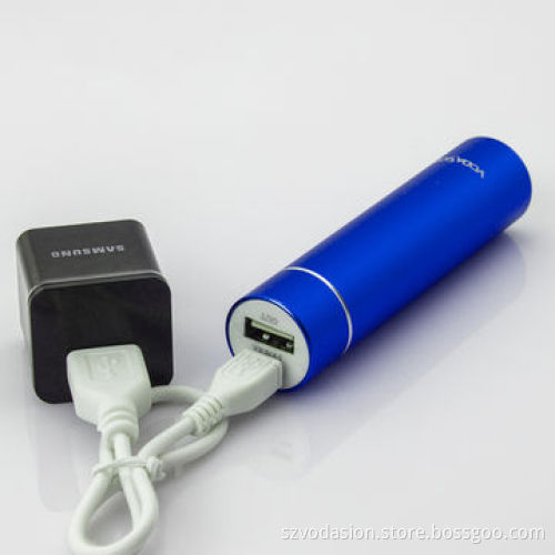 Hot Selling Manufacture Promotional Lipstick-shaped Mobile Power Bank, 2600mAh